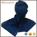 bufanda de cable azul puro cashmere samll